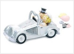 Wedding Get-A-Way Car Figurine wedding cake toppers