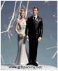 &quot;The Love Pinch&quot; Bridal Couple Figurine