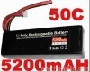 11.1V 5200mAh 25C RC toy Li-polymer battery