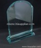 jade glass trophy