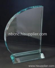 jade glass trophy