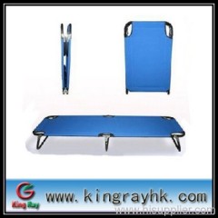 foldable camping cot with 600D polyester