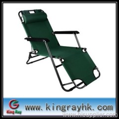 folding recliner chair with aluminum tube