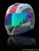 ECE approved fiberglass shell helmet