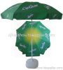 logo imprinted advertising beach umbrella