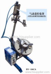 welding positioner with welding gun support