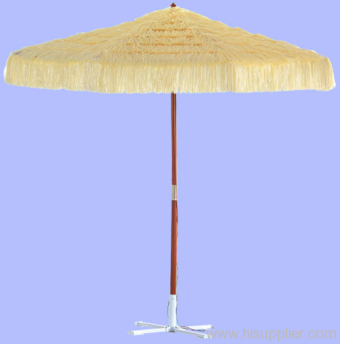 dia 300cm garden umbrella with wooden frame