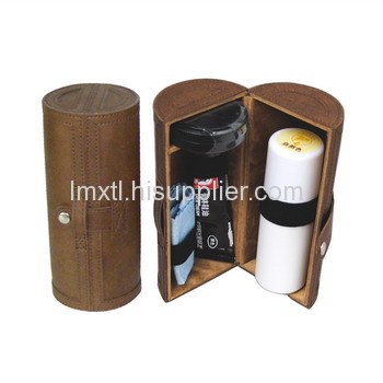 Leather shoe shine kit / PU shoe care kit