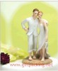 100% handwork polyresin Beach Bride And Groom Cake Toppers