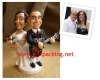 polymer clay - funny wedding cake toppers