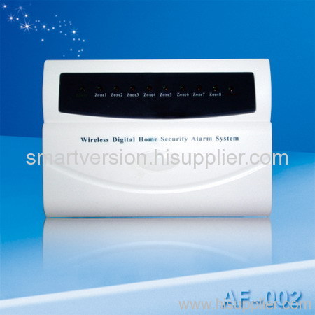 wireless and wired zone burglar alarm system