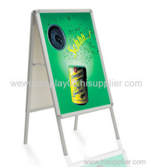 Poster stand,poster frame,A board,A frame,sidewalk sign,sign frame,pavement signs,poster holder,menu holder,sign board