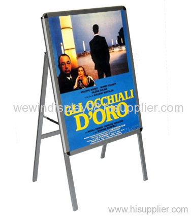 Poster stand,poster frame,A board,A frame,sidewalk sign,sign frame,pavement signs,poster holder,menu holder,sign board