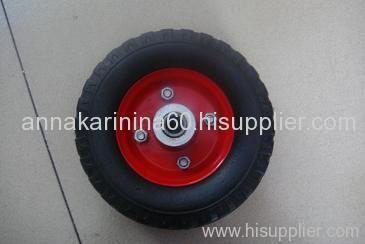 Solid rubber wheel