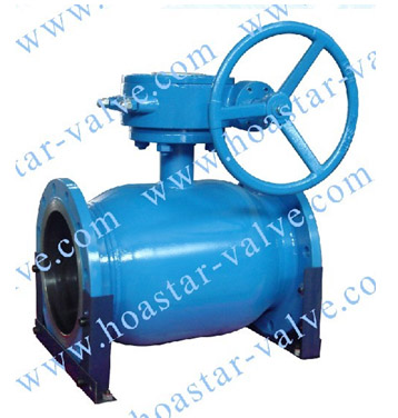 All welded ball valve