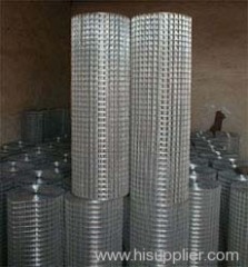 Hot dipped galvanized welded wire mesh