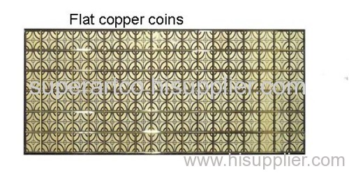 flat cooper coins