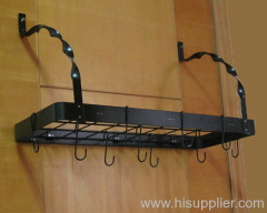 Wall pot rack