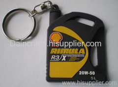 soft PVC metrol bottle keychain/ key ring/ key holder