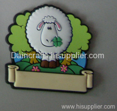 3D soft PVC sheep fridge magnet/ refrigerator magnet