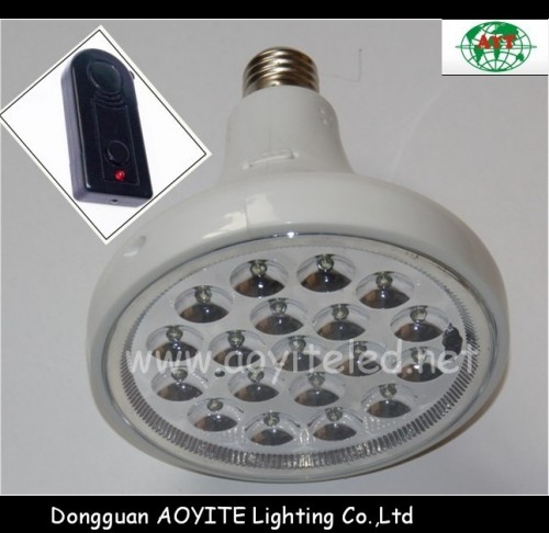 Led rechargeable remote control lamp