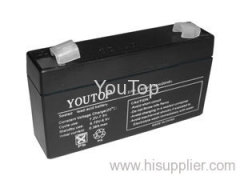 6V1.3AH lead acid battery