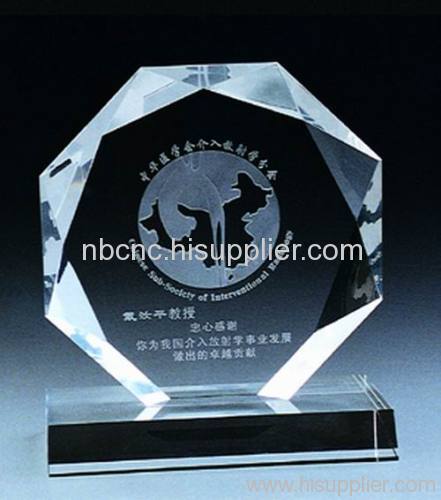 crystal trophy