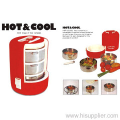 Hot Cool Food Container