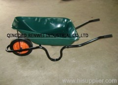 metal wheelbarrow