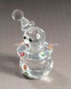 crystal snowman with hat