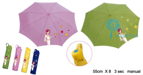 3-Fold super light outdoor Umbrellas