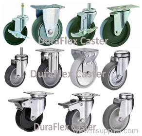 Light Duty Swivel Rigid Stem Brake Casters