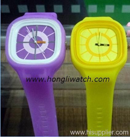 Charming silicone watch