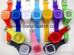 silicone jelly watch