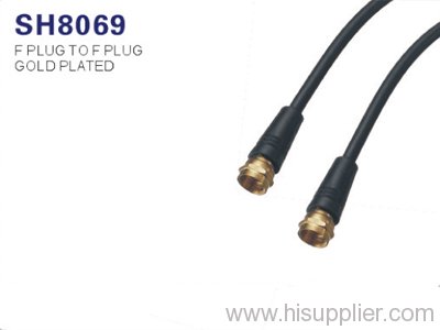 AV cable-F Plug to F plug
