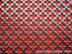 Perforated round metal