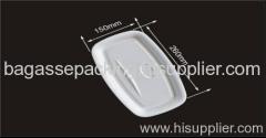 10'' airline plate biodegradable bagasse tableware eco friendly food packaging