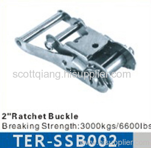 stainless steel ratchet buckle