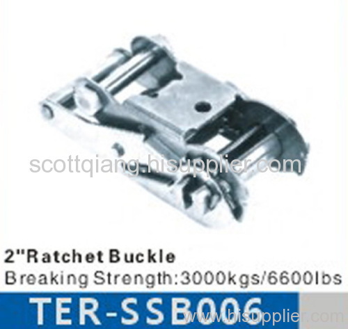 stainless steel ratchet buckle