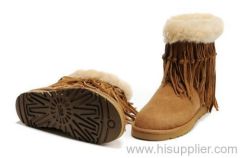UGG 5835 Chestnut Women's Tassel Short Boots