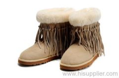 UGG 5835 Sand Women's Tassel Short Boots