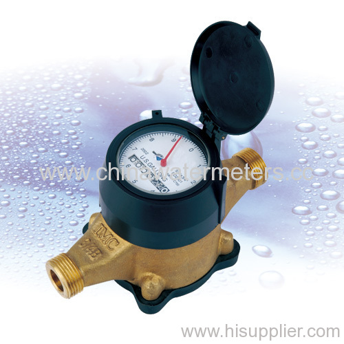 20mm Bottom Load Volumetric Piston Type American Water Meter