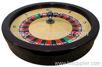 30'' solid wood roulette wheel