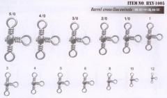 Fishing tackle accessories Barrel Cross-line Swivel