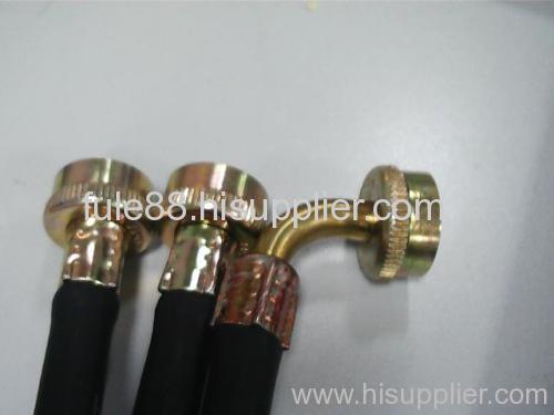 Steel nut and ferrule and brass ferrule for washing machine