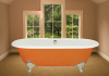 The tradional dual vintage tub & bath