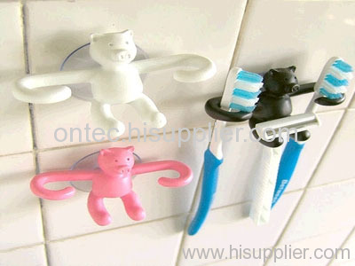 plastic toothbrush holder