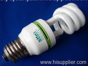 half spiral energy saving lamp