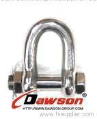 Chain shackles, Stainless Steel bolt chain shackle safety pin &nut-