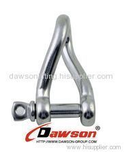 Twisted shackle forged Stainless Steel-China rigging shackle